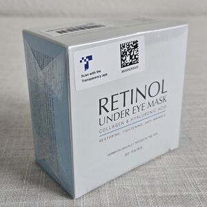 EnaSkin Naturals Retinol Collagen Under Eye Mask w Hyaluronic Acid 30 Pairs NWT